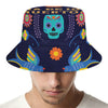 Cinco de Mayo Day Of The Dead Print Bucket Hat