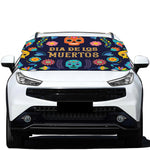 Cinco de Mayo Day Of The Dead Print Car Windshield Snow Cover