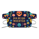 Cinco de Mayo Day Of The Dead Print Car Windshield Snow Cover