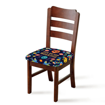 Cinco de Mayo Day Of The Dead Print Chair Cushion Cover