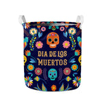 Cinco de Mayo Day Of The Dead Print Collapsible Laundry Basket