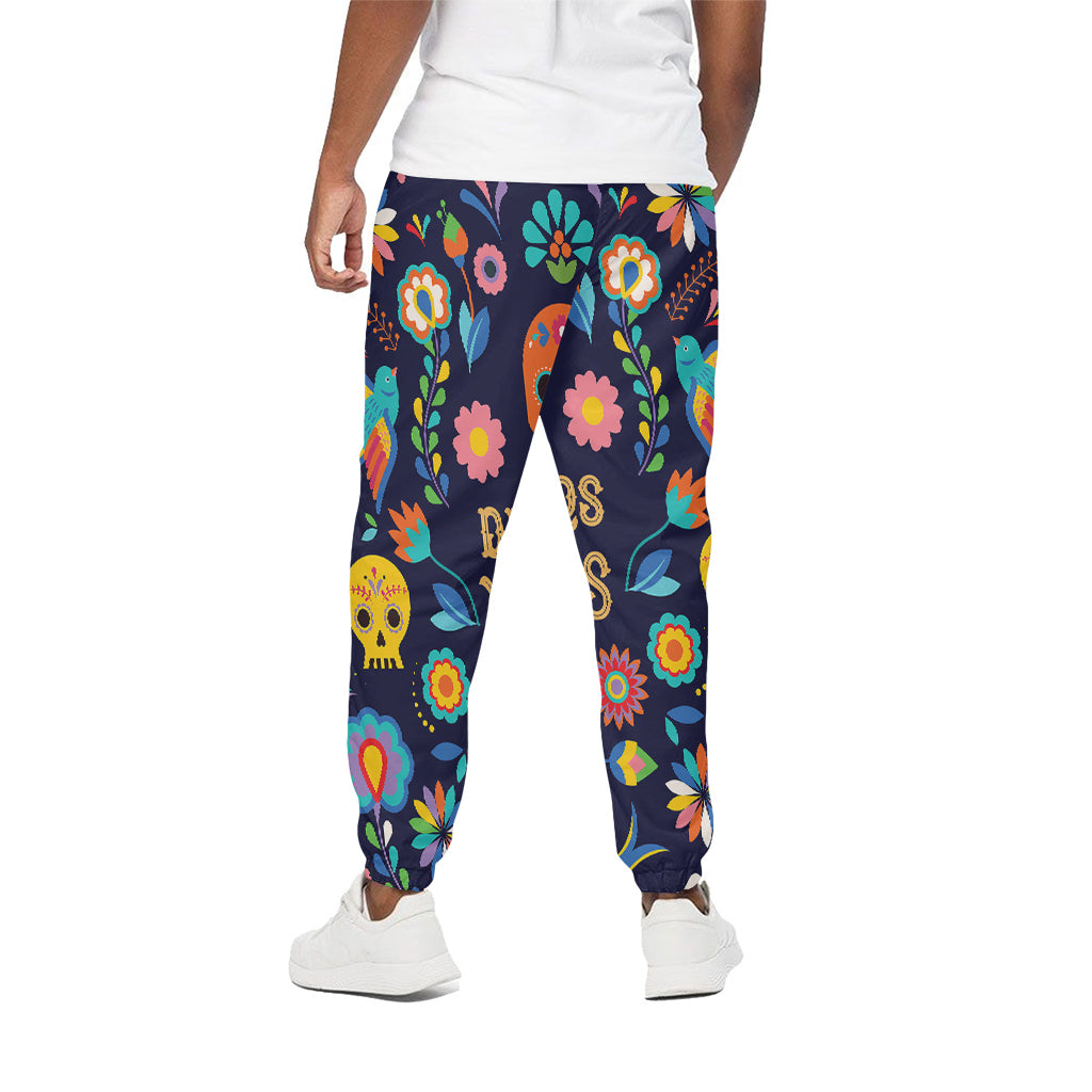 Cinco de Mayo Day Of The Dead Print Cotton Pants