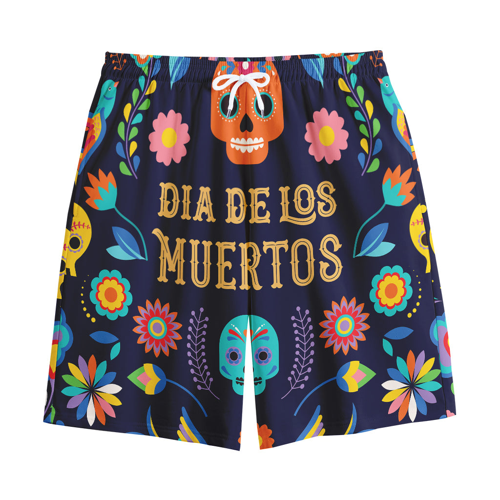 Cinco de Mayo Day Of The Dead Print Cotton Shorts