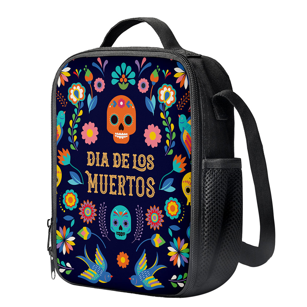 Cinco de Mayo Day Of The Dead Print Crossbody Lunch Bag