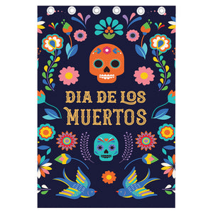 Cinco de Mayo Day Of The Dead Print Curtain