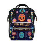 Cinco de Mayo Day Of The Dead Print Diaper Bag