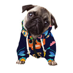 Cinco de Mayo Day Of The Dead Print Dog Zip Up Hoodie