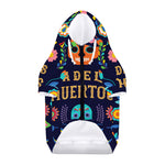 Cinco de Mayo Day Of The Dead Print Dog Zip Up Hoodie