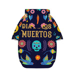 Cinco de Mayo Day Of The Dead Print Dog Zip Up Hoodie
