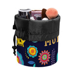 Cinco de Mayo Day Of The Dead Print Drawstring Makeup Bag