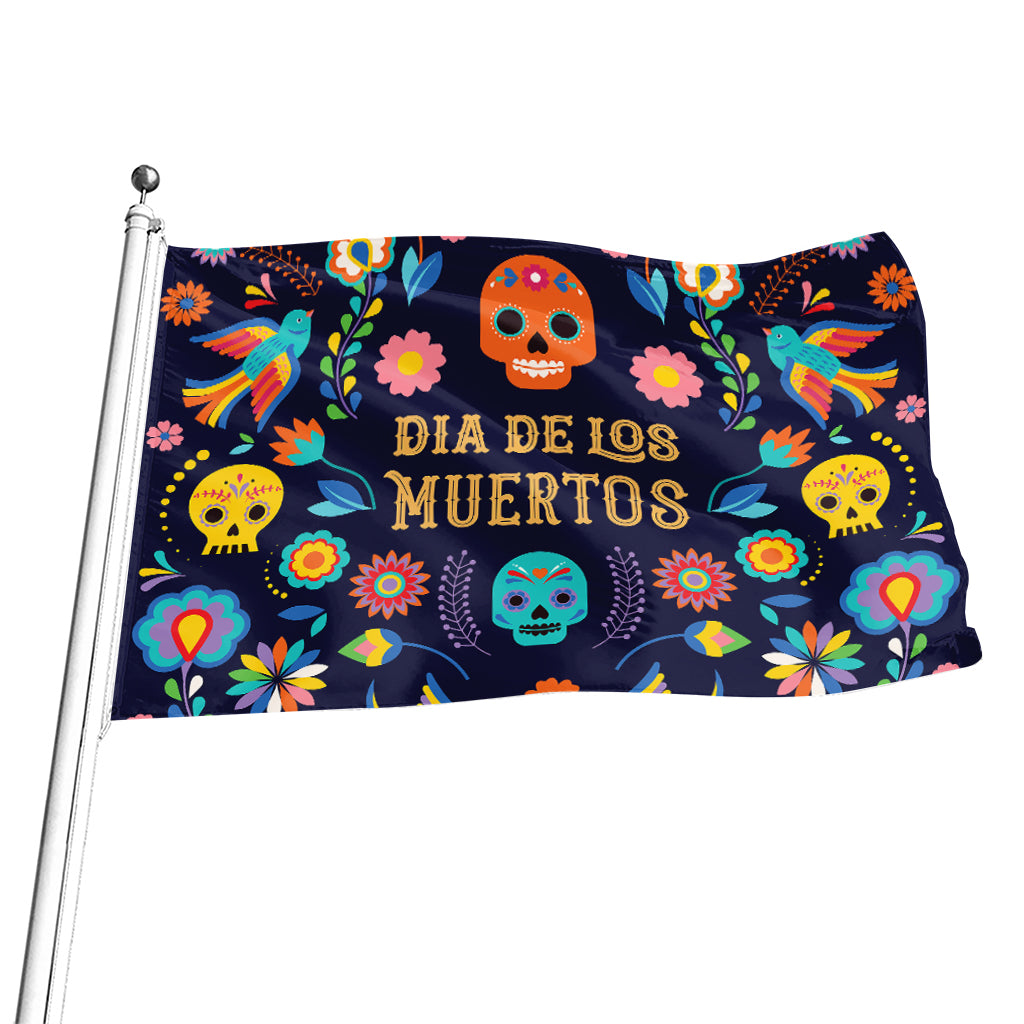 Cinco de Mayo Day Of The Dead Print Flag