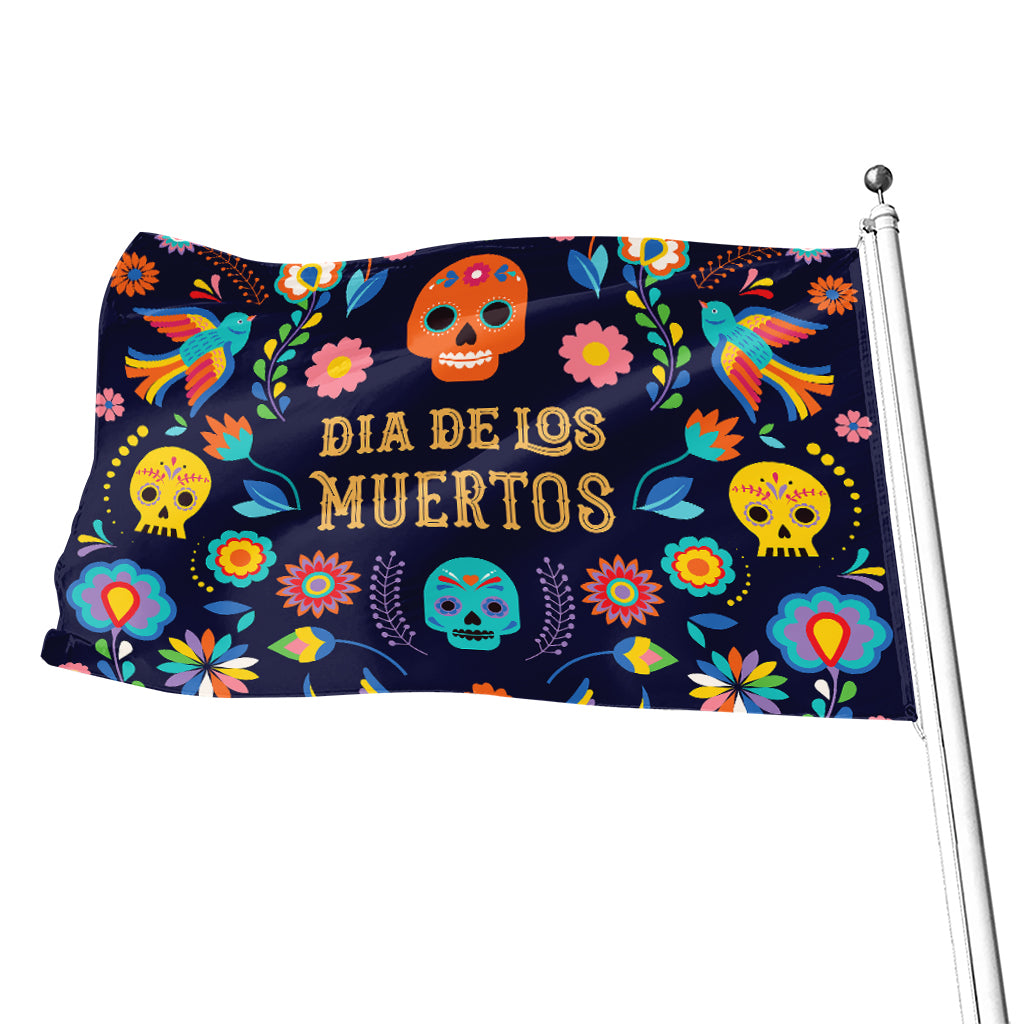 Cinco de Mayo Day Of The Dead Print Flag