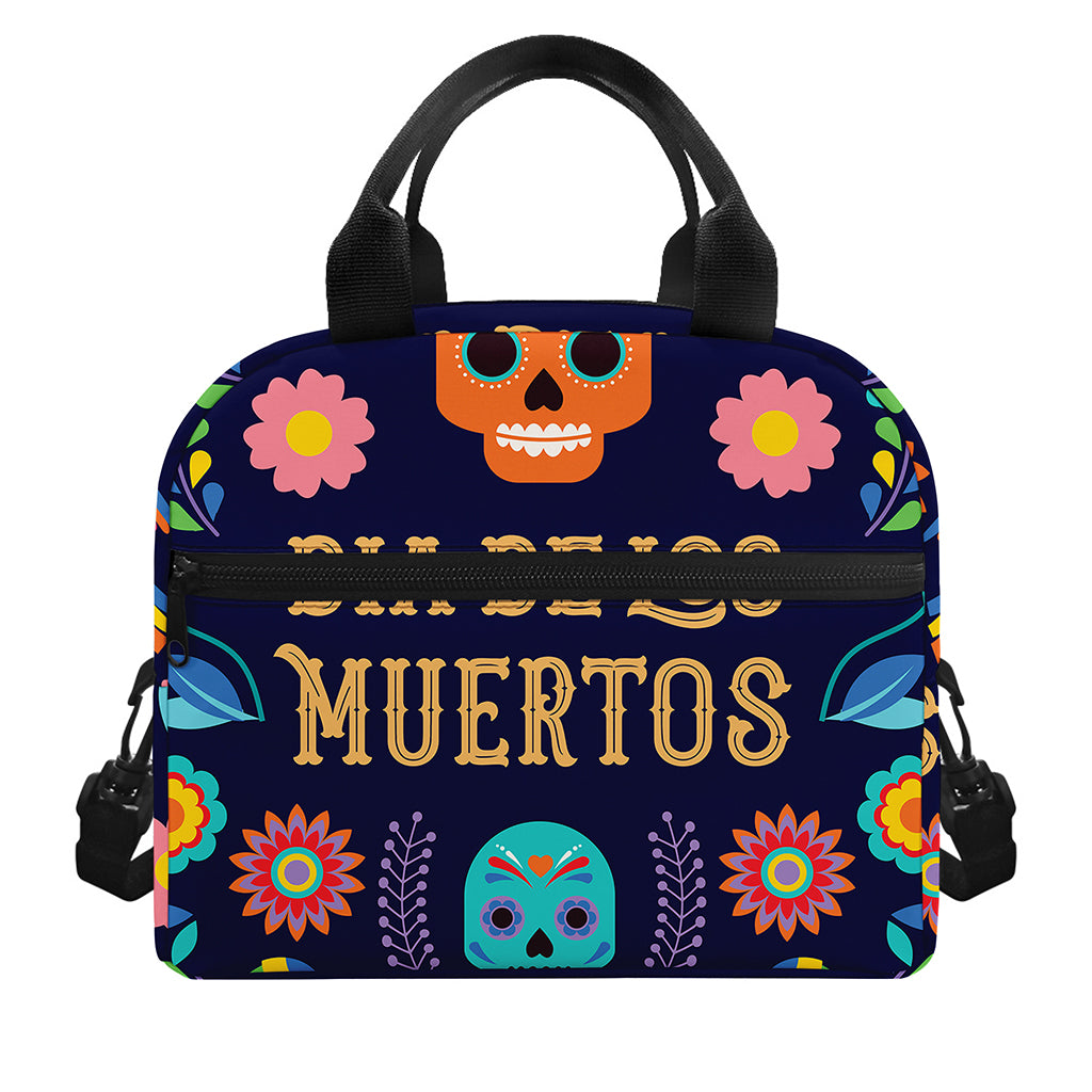 Cinco de Mayo Day Of The Dead Print Insulated Lunch Bag