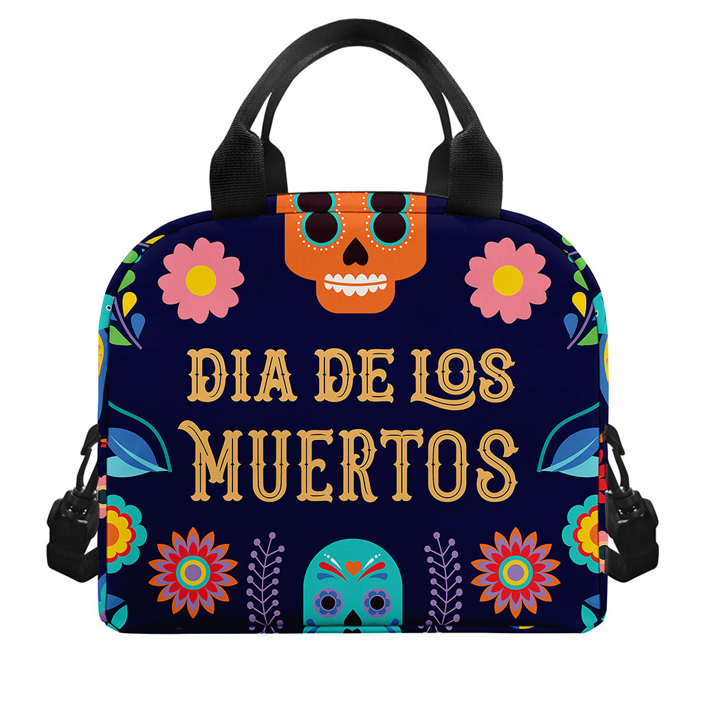 Cinco de Mayo Day Of The Dead Print Insulated Lunch Bag