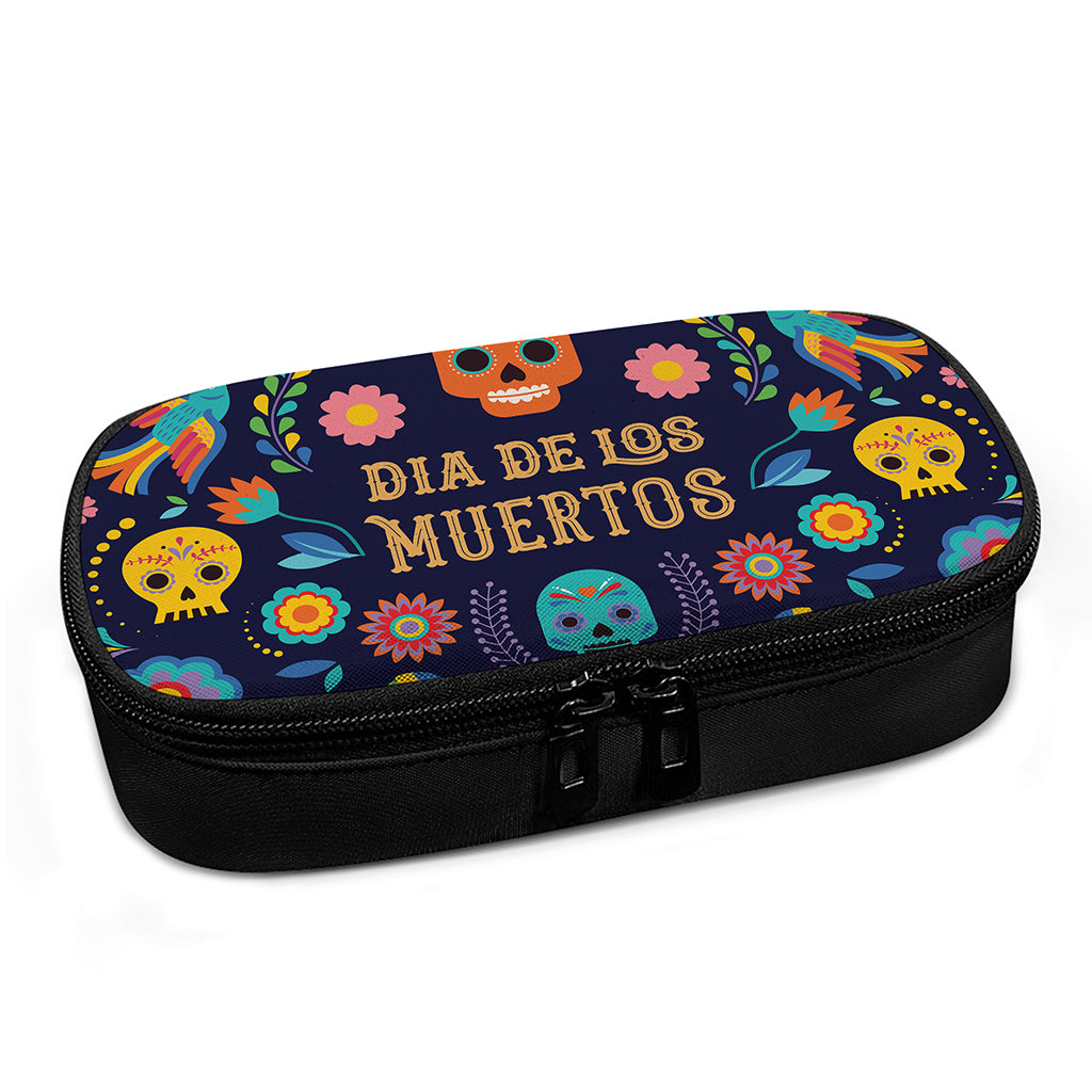 Cinco de Mayo Day Of The Dead Print Insulin Cooler Travel Case