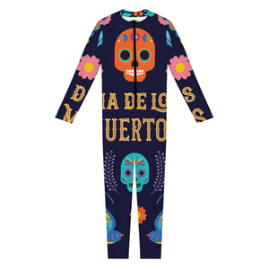 Cinco de Mayo Day Of The Dead Print Jumpsuit