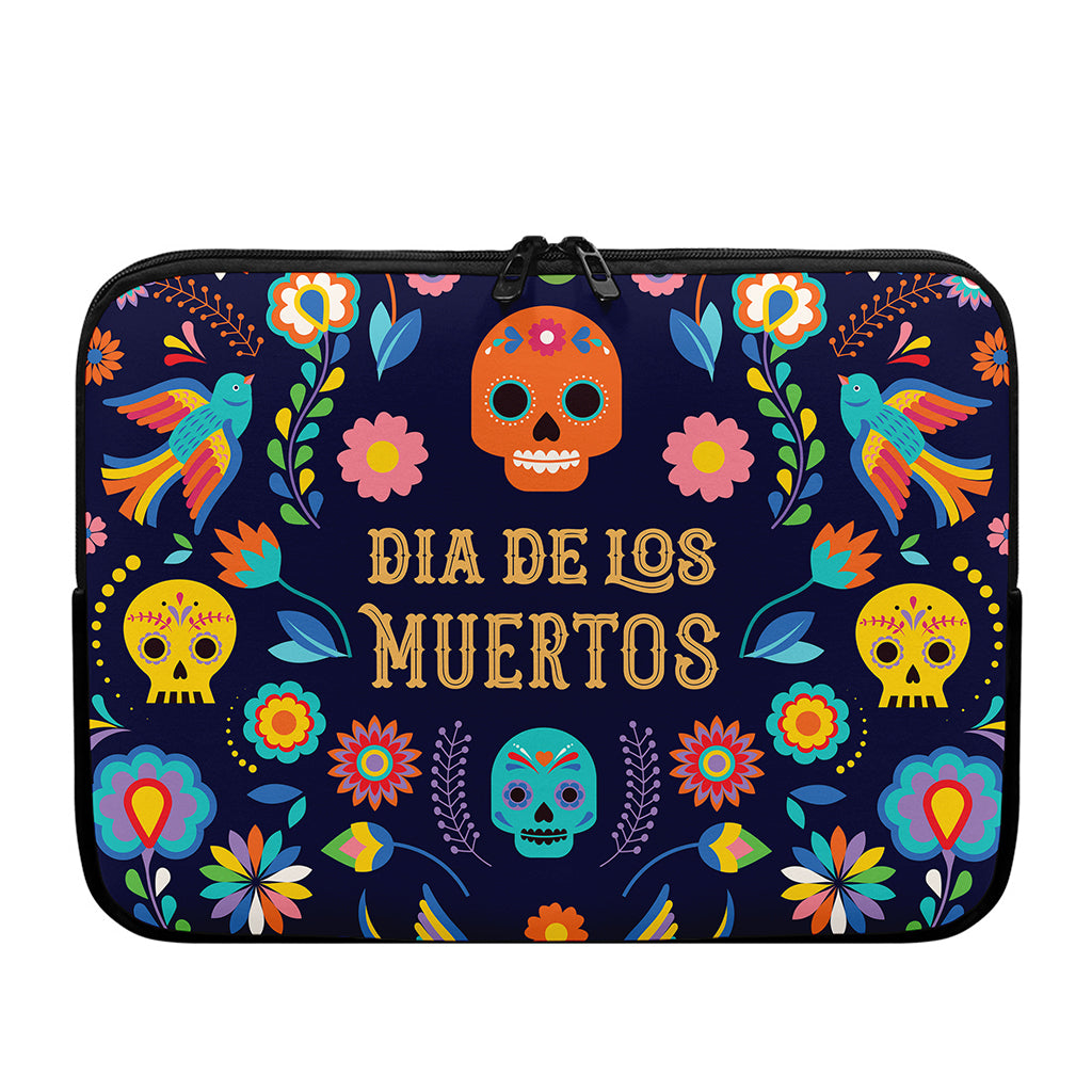 Cinco de Mayo Day Of The Dead Print Laptop Sleeve