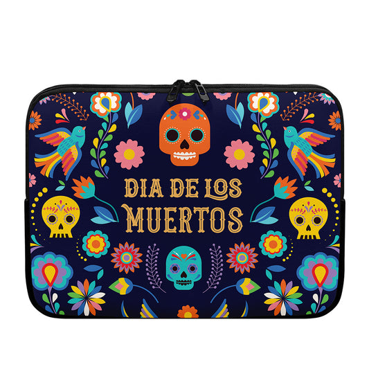 Cinco de Mayo Day Of The Dead Print Laptop Sleeve