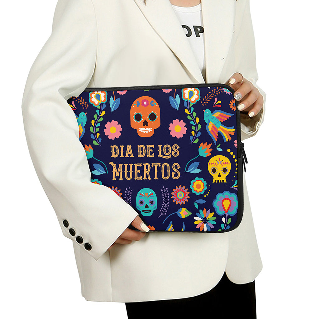 Cinco de Mayo Day Of The Dead Print Laptop Sleeve