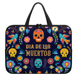 Cinco de Mayo Day Of The Dead Print Laptop Sleeve With Handle