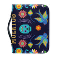 Cinco de Mayo Day Of The Dead Print Leather Bible Cover