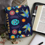 Cinco de Mayo Day Of The Dead Print Leather Bible Cover