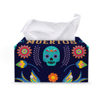 Cinco de Mayo Day Of The Dead Print Leather Tissue Box Cover