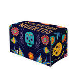 Cinco de Mayo Day Of The Dead Print Leather Tissue Box Cover