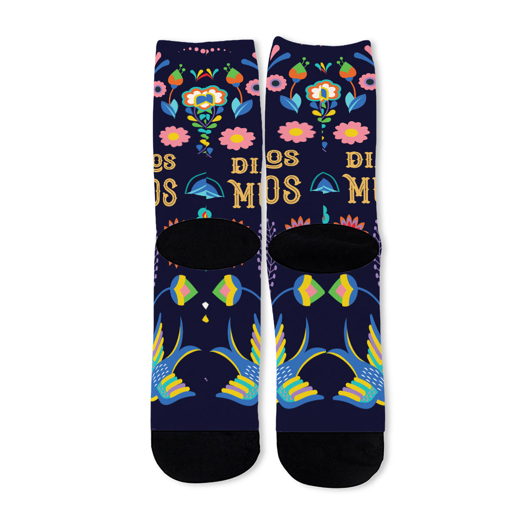 Cinco de Mayo Day Of The Dead Print Long Socks