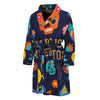 Cinco de Mayo Day Of The Dead Print Men's Bathrobe