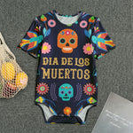 Cinco de Mayo Day Of The Dead Print Men's Bodysuit