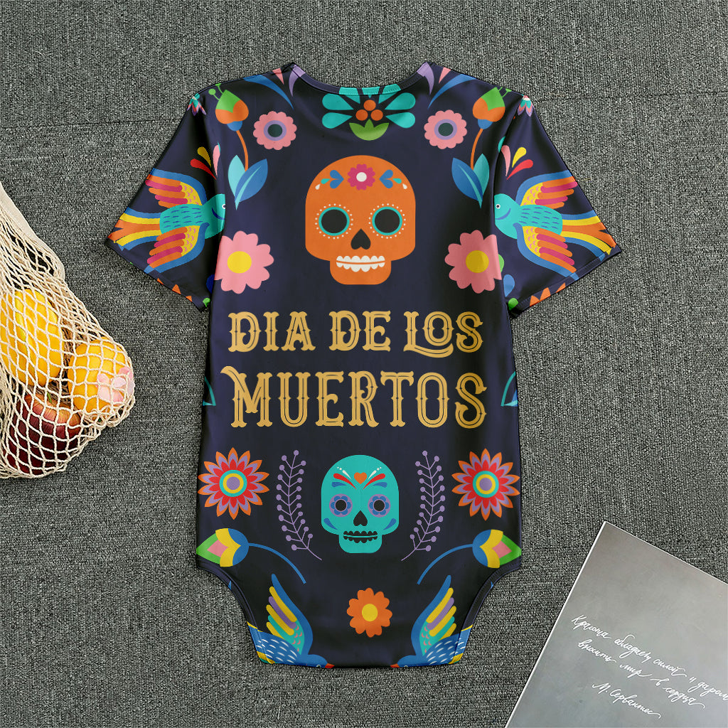 Cinco de Mayo Day Of The Dead Print Men's Bodysuit