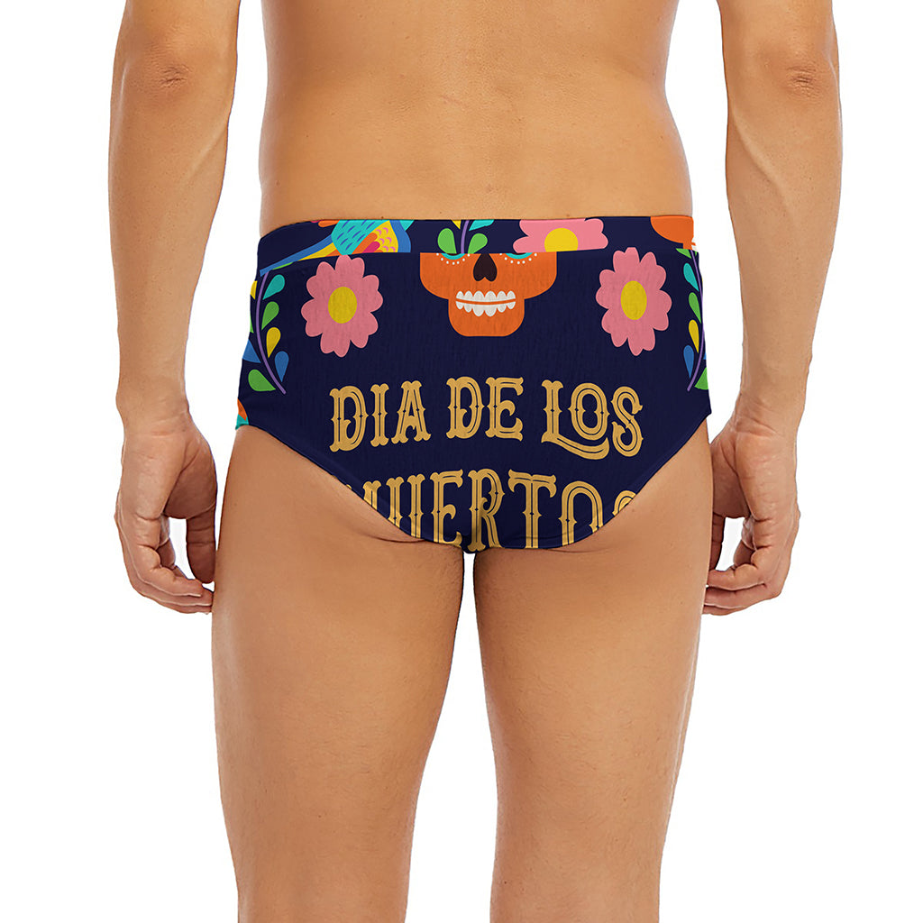 Cinco de Mayo Day Of The Dead Print Men's Briefs