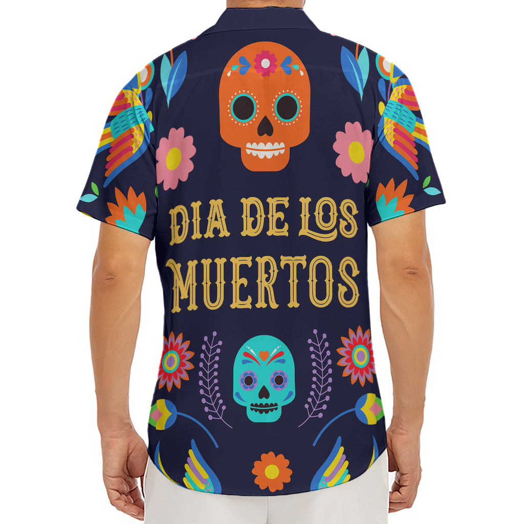 Cinco de Mayo Day Of The Dead Print Men's Deep V-Neck Shirt