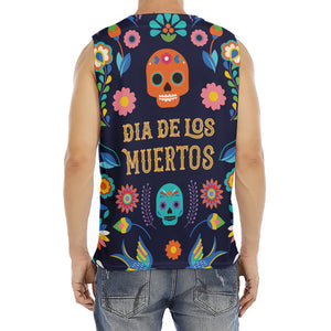 Cinco de Mayo Day Of The Dead Print Men's Fitness Tank Top