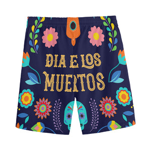 Cinco de Mayo Day Of The Dead Print Men's Sports Shorts