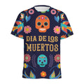 Cinco de Mayo Day Of The Dead Print Men's Athletic T-Shirt