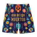 Cinco de Mayo Day Of The Dead Print Men's Swim Trunks