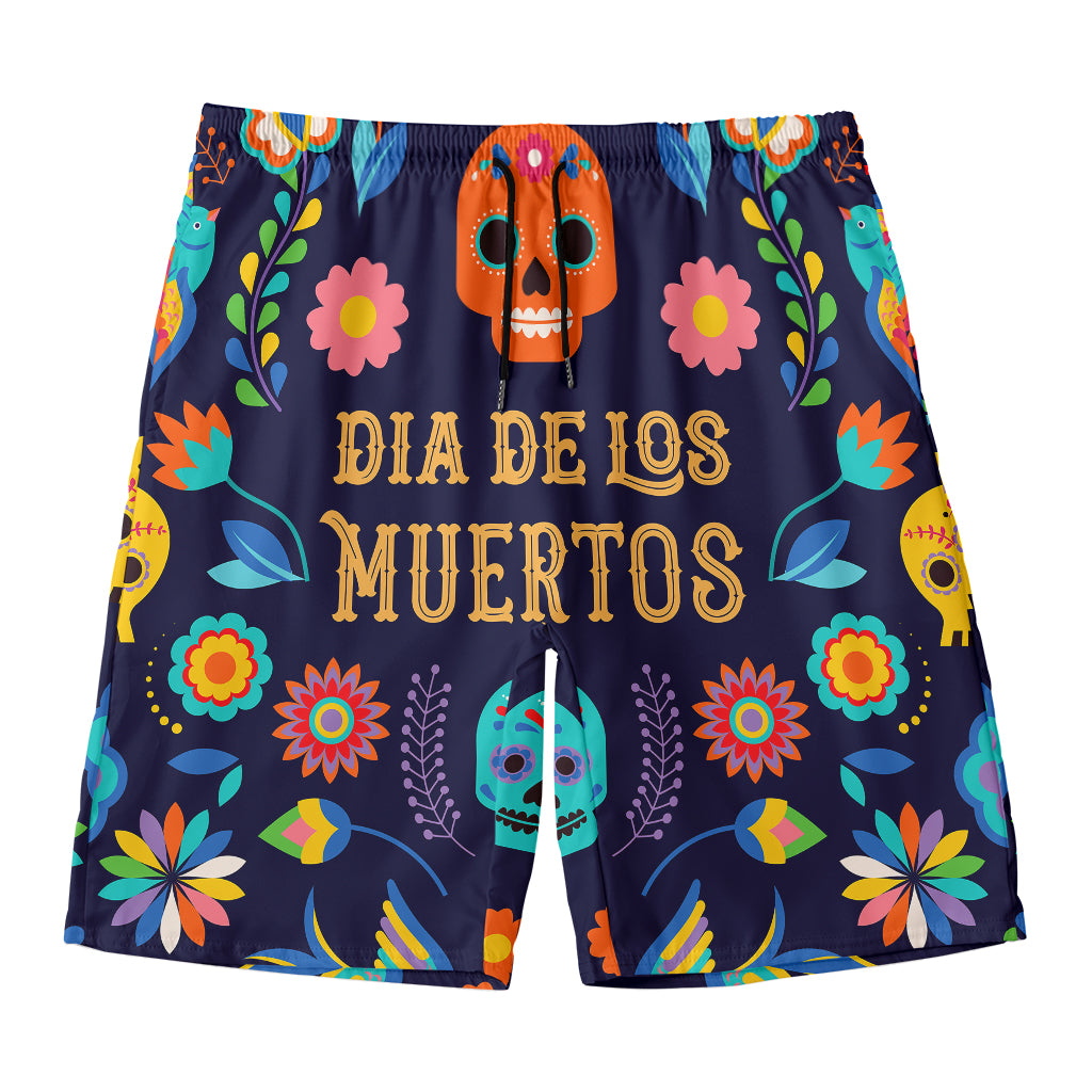 Cinco de Mayo Day Of The Dead Print Men's Swim Trunks