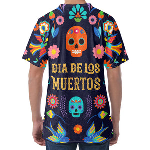 Cinco de Mayo Day Of The Dead Print Men's Velvet T-Shirt