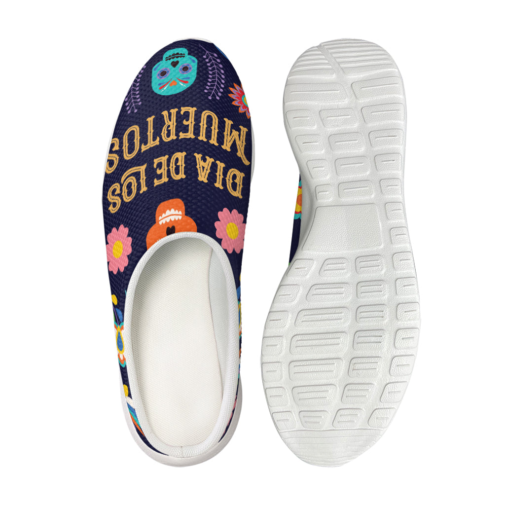 Cinco de Mayo Day Of The Dead Print Mesh Casual Shoes