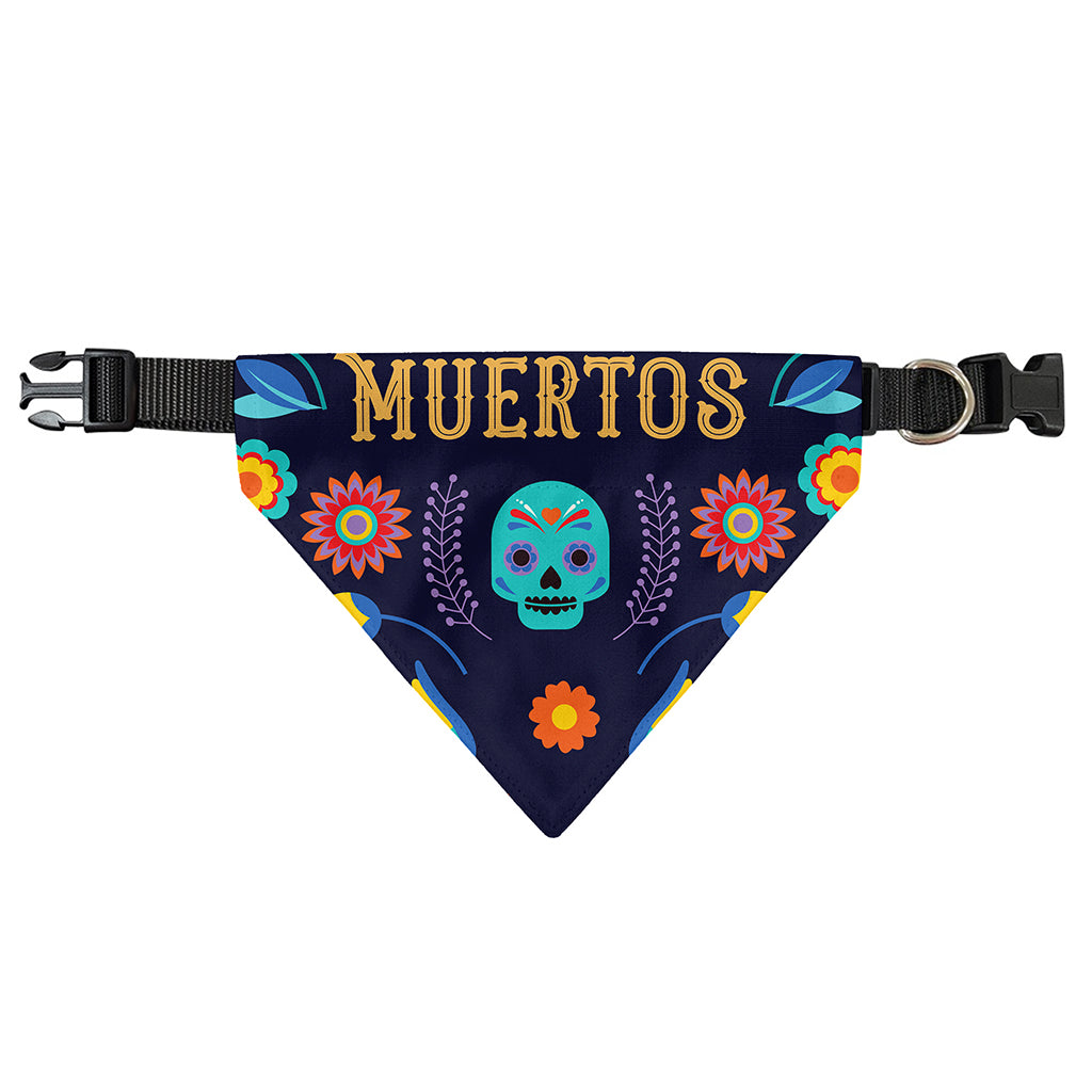 Cinco de Mayo Day Of The Dead Print Over The Collar Dog Bandana