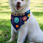 Cinco de Mayo Day Of The Dead Print Over The Collar Dog Bandana