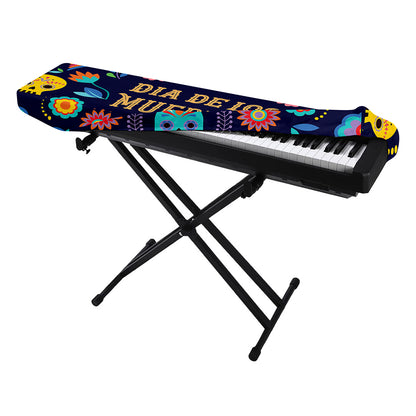 Cinco de Mayo Day Of The Dead Print Piano Keyboard Cover