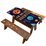 Cinco de Mayo Day Of The Dead Print Picnic Table Cover