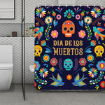 Cinco de Mayo Day Of The Dead Print Polyester Shower Curtain