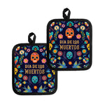 Cinco de Mayo Day Of The Dead Print Pot Holders
