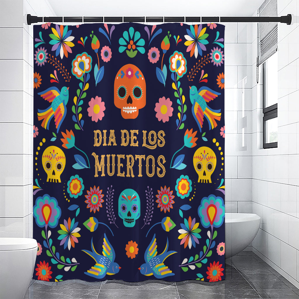 Cinco de Mayo Day Of The Dead Print Premium Shower Curtain