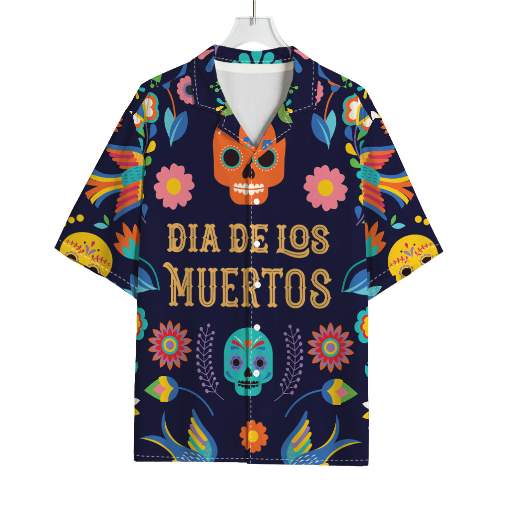 Cinco de Mayo Day Of The Dead Print Rayon Hawaiian Shirt