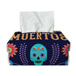 Cinco de Mayo Day Of The Dead Print Rectangle Tissue Box Cover